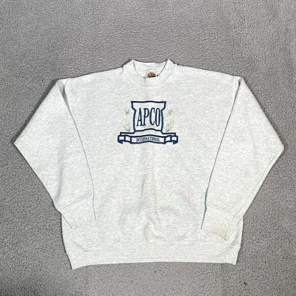 Apco | Shirts | Vintage Apco International Sweatshirt Mens Crewneck ...